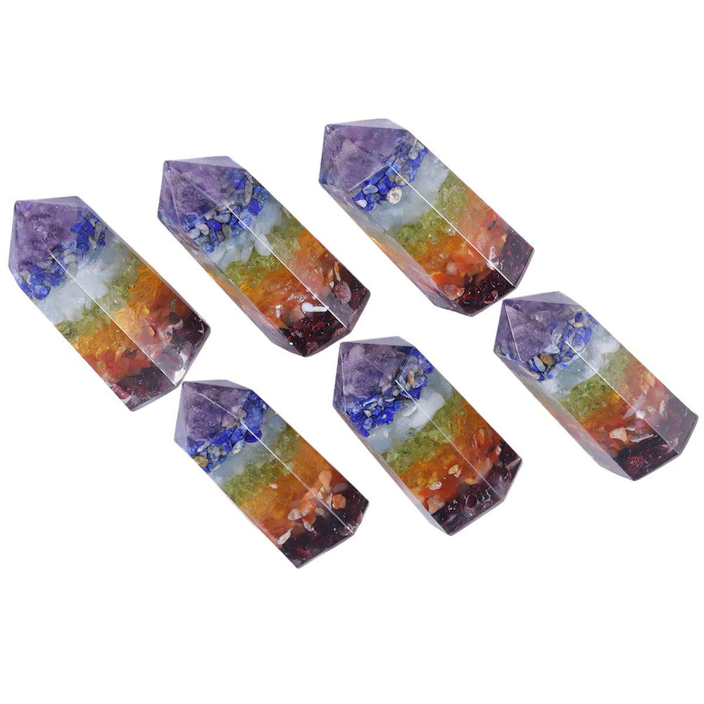 TUMBEELLUWA Reiki crystal wand for focused energy work.