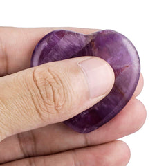 TUMBEELLUWA rose quartz heart stone for soothing energy during mindfulness