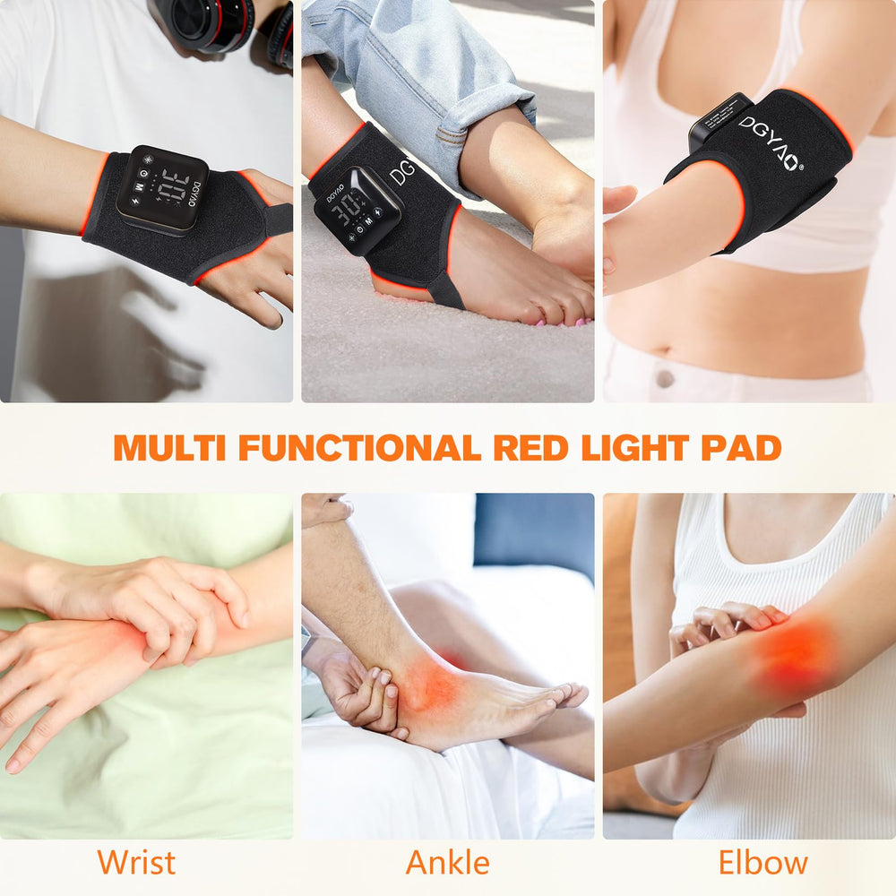 TUOB 850nm near-infrared lights reach deeper tissues for comfort.
