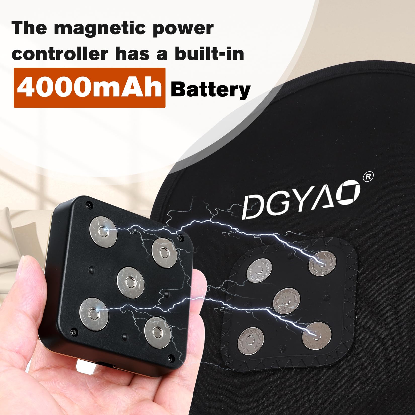 TUOB auto-off timer supports safe session lengths.