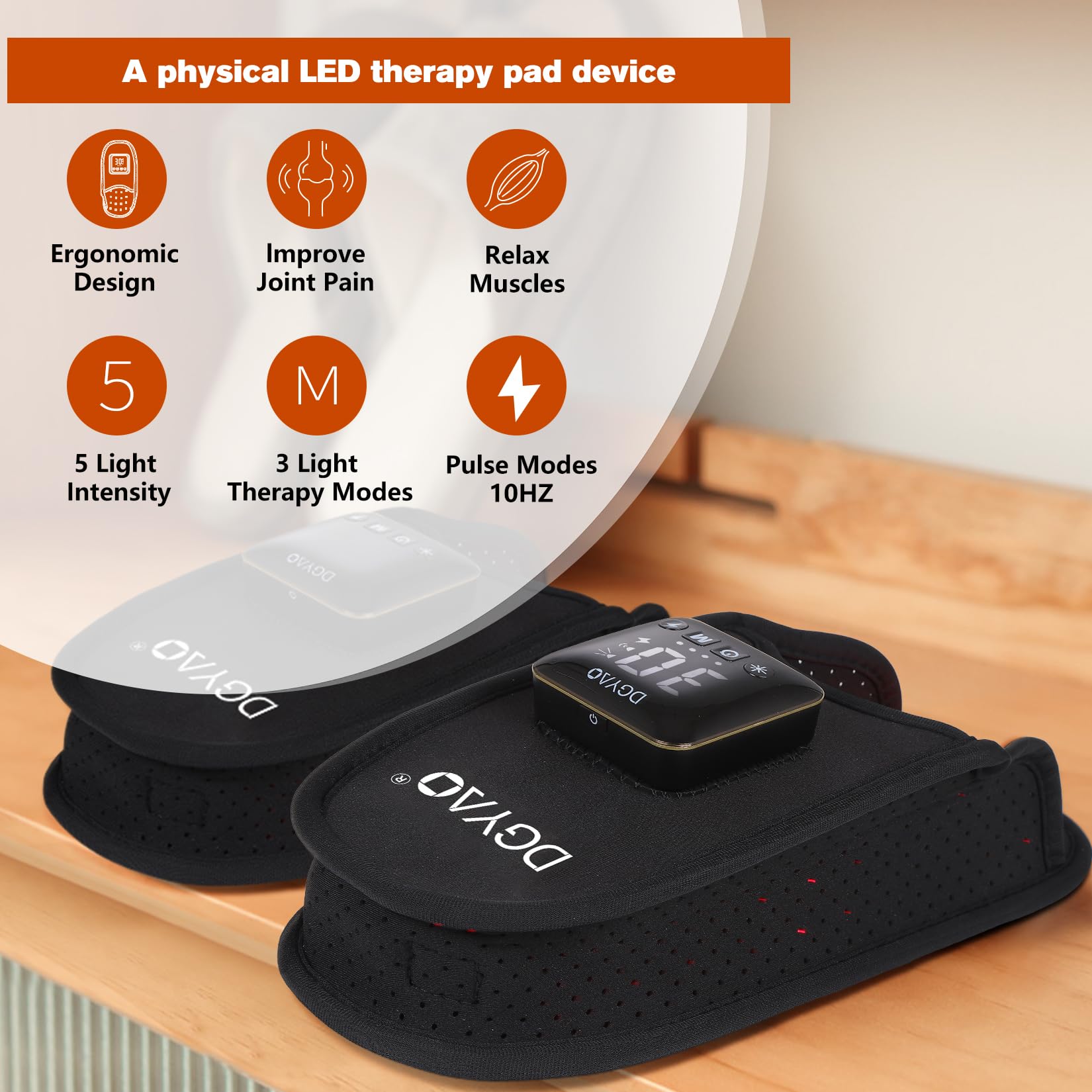 TUOB magnetic 4000mAh controller enables cordless use.