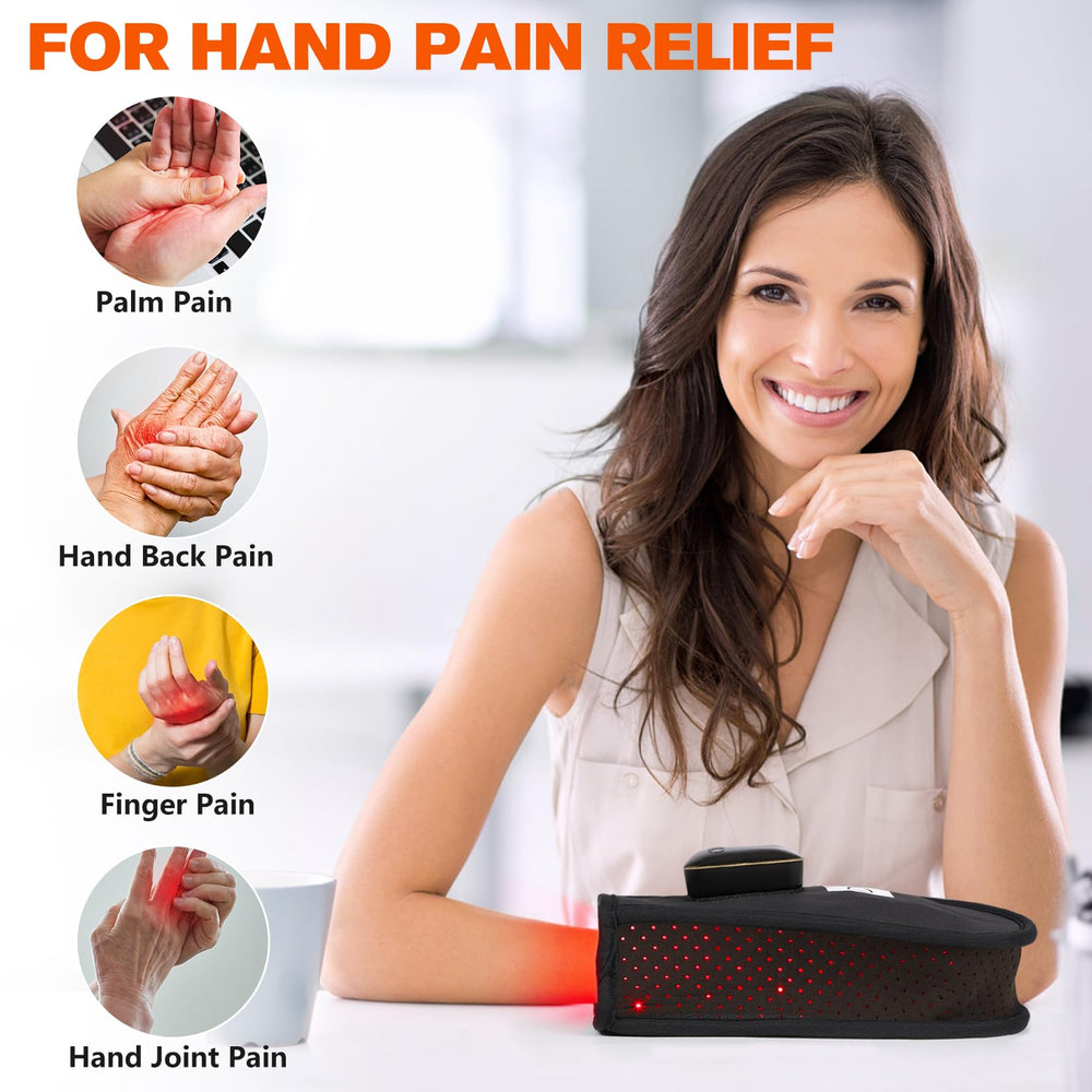 TUOB double-side pads provide full-hand coverage during sessions.