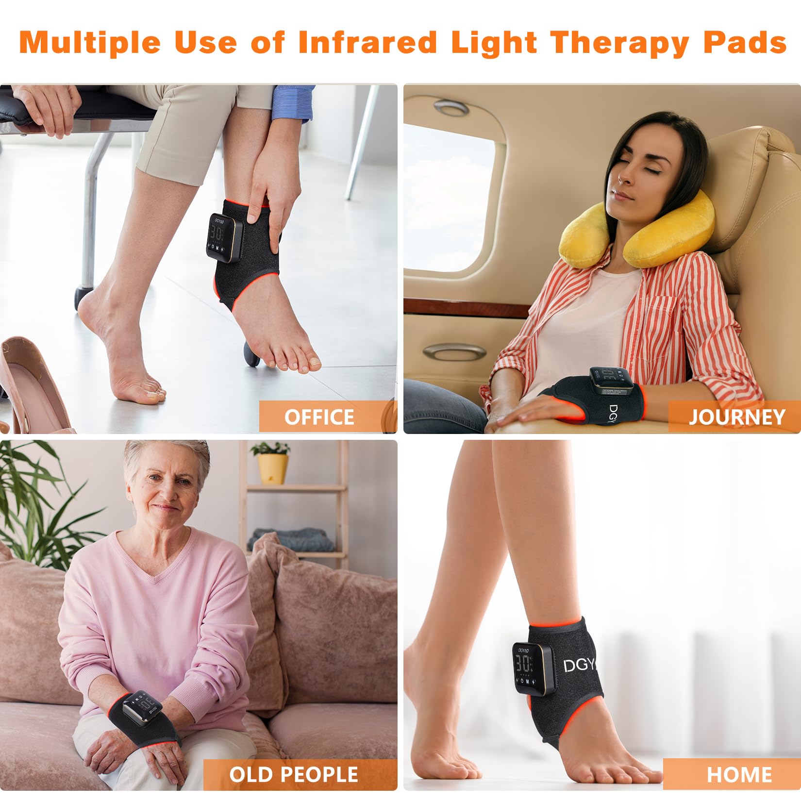 TUOB ergonomic Velcro strap keeps a secure, adjustable fit.