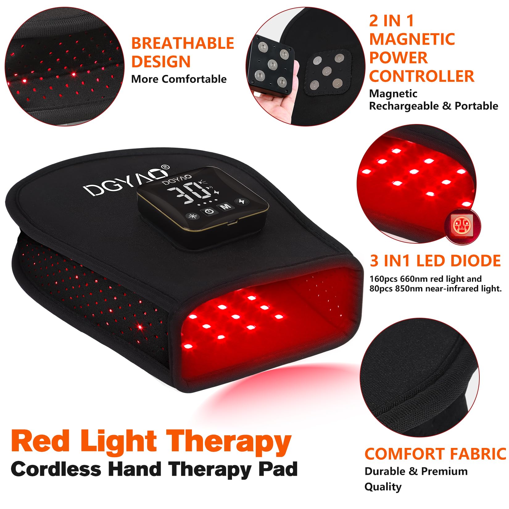 TUOB battery controller portable power for on-the-go therapy.