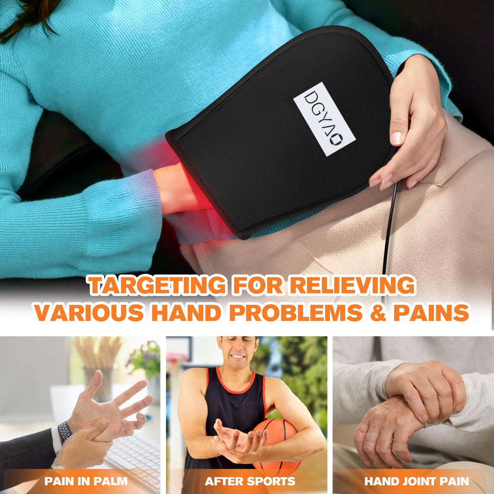 TUOB hand pad showing pulse mode and timer features for flexibility.