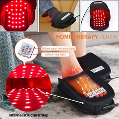 TUOB two-pad design covers toes, instep and sole for comprehensive therapy.