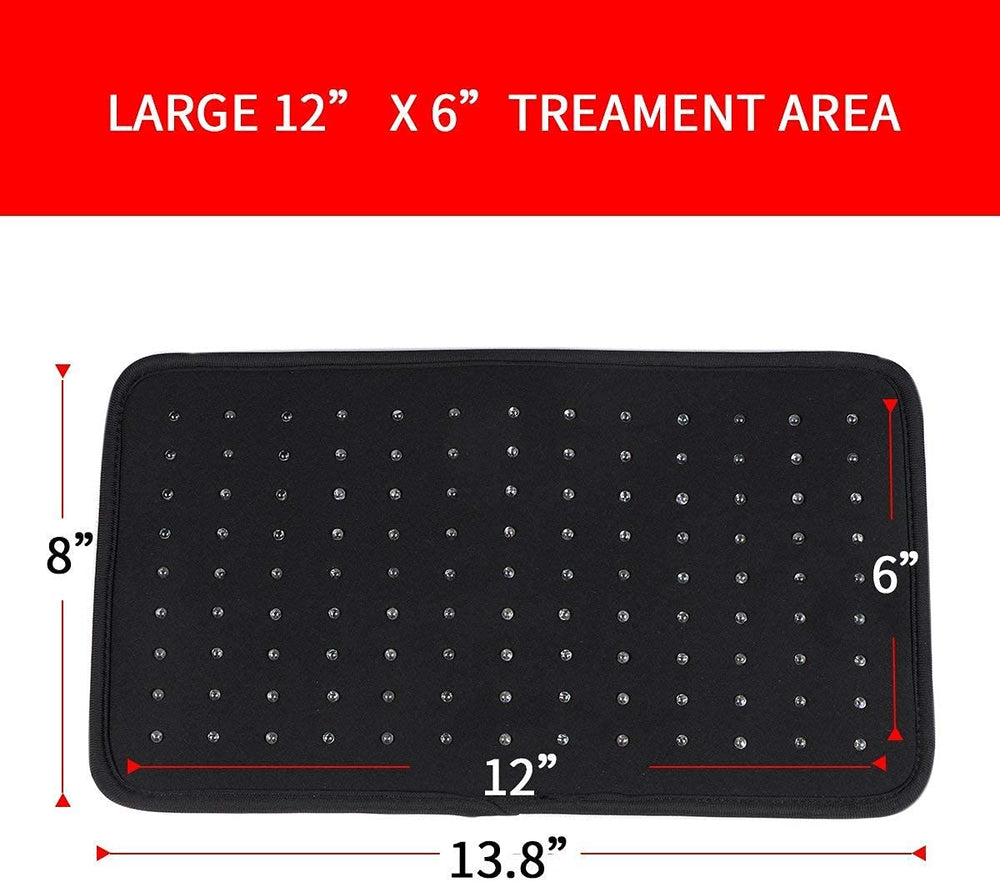 TUOB red light wrap with adjustable velcro straps for hands-free use