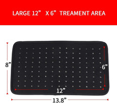 TUOB red light wrap with adjustable velcro straps for hands-free use