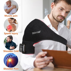 TUOB therapy modes interface showing red, infrared, and combo options