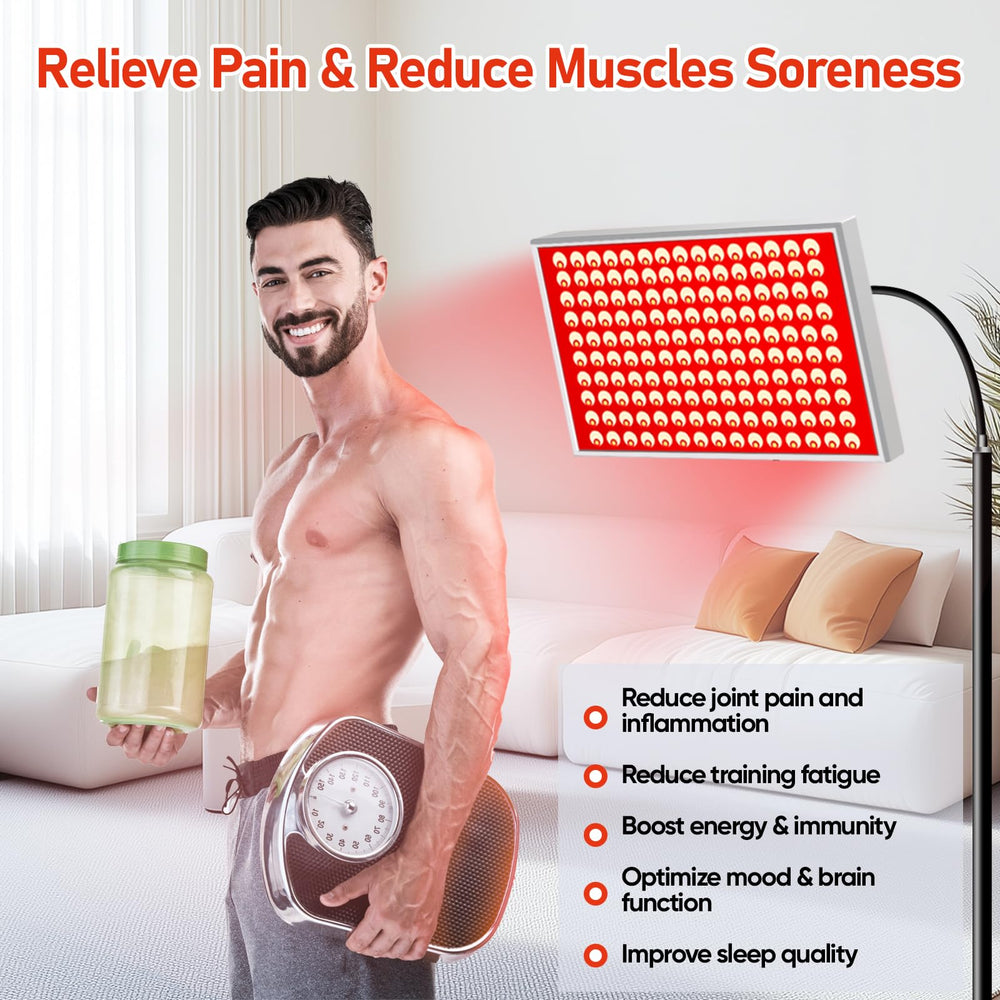 Tuohun dual-wavelength 660nm and 850nm light for facial skin and deep tissue support.