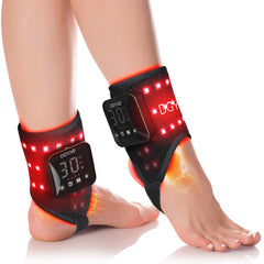 TUOYR cordless red light therapy ankle wrap for comfortable hands-free use.