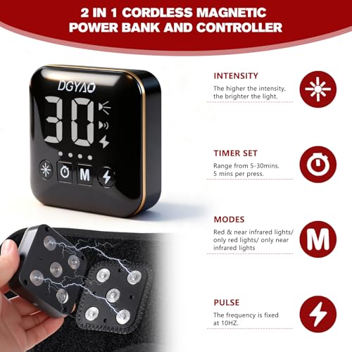 TUOYR wrist wrap delivers targeted red and infrared light for joint comfort.