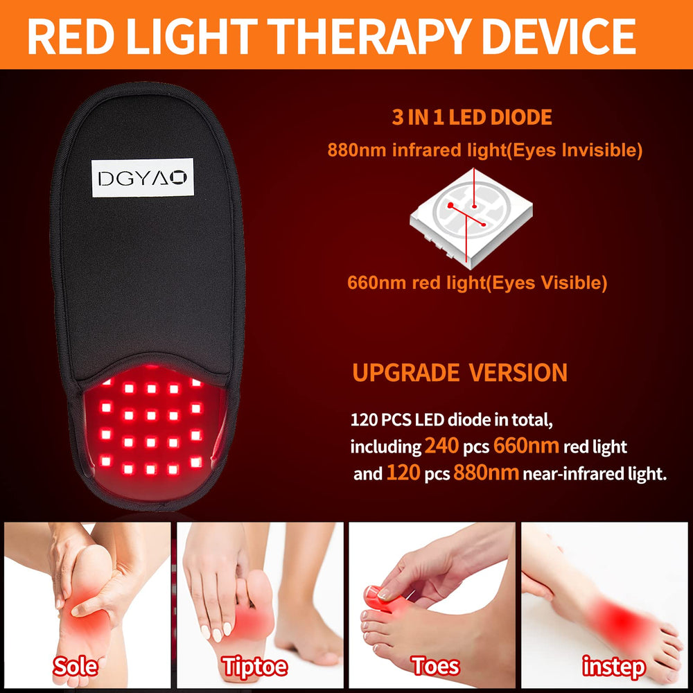 TUOYR foot slippers sole coverage highlights even light exposure for treatment