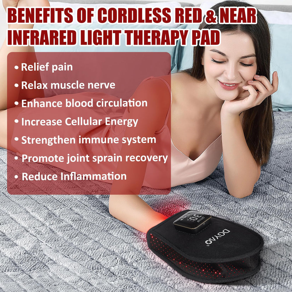 TUOYR infrared-only light mode reaches deeper tissues with comfort.