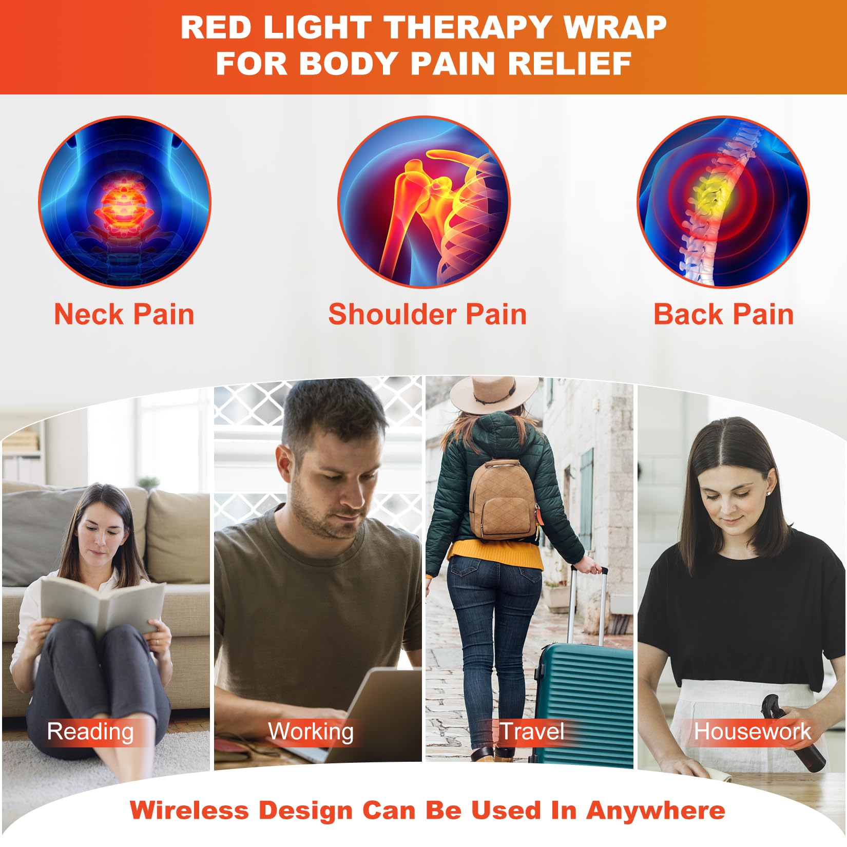 Tuoyr soft velvet pad offers comfortable fit during treatment.