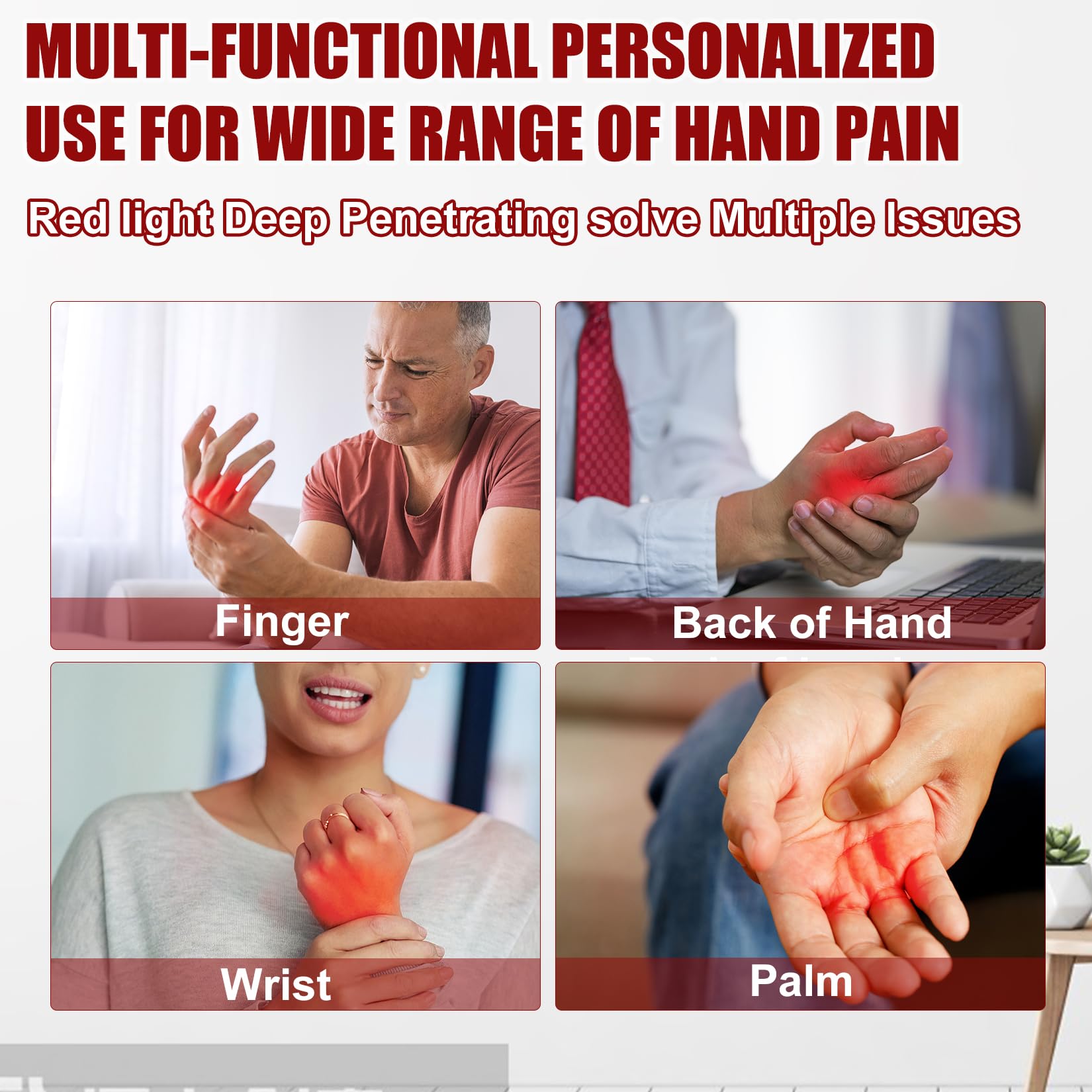 TUOYR soft velvet lining provides skin-friendly contact during treatment.