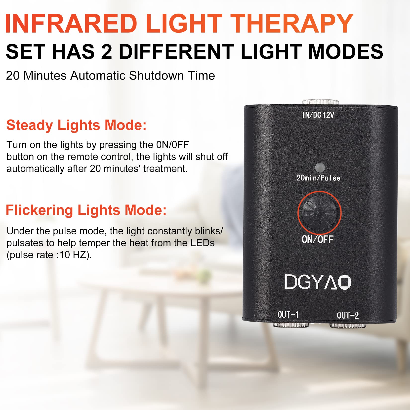 TUOYR soft velvet lining supports skin-friendly comfort during red light therapy