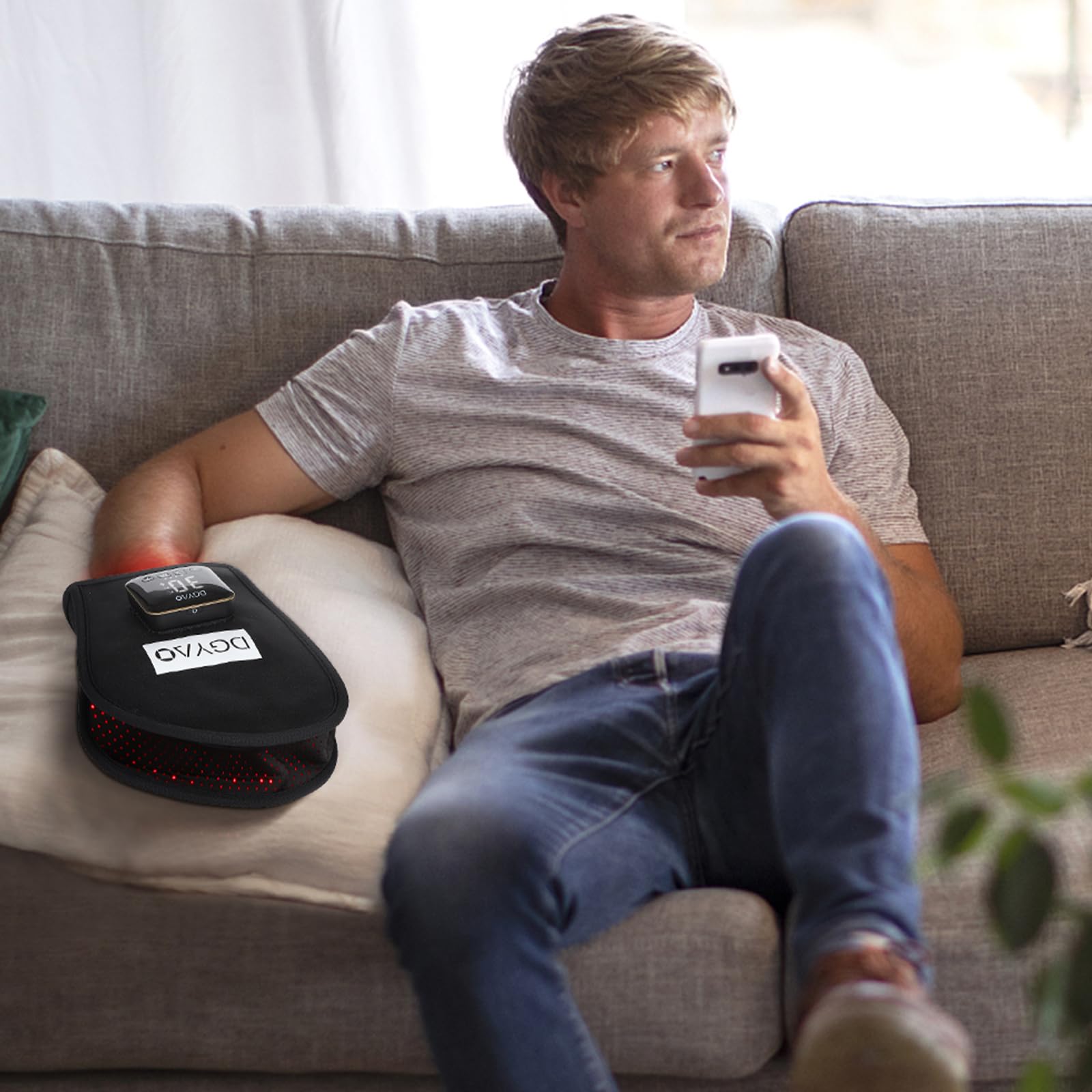 TUOYR USB-C charging keeps the device ready anywhere you go.