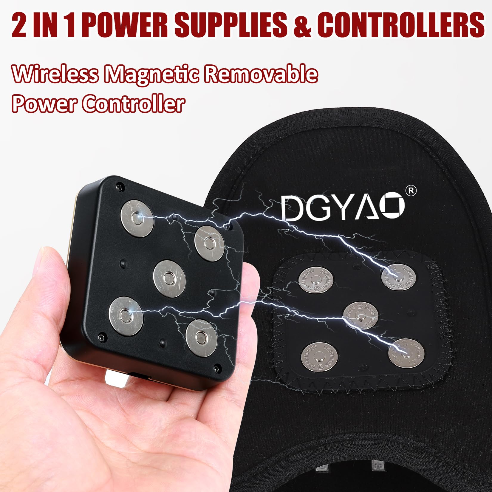 TUOYR wireless magnetic power controller enables cordless operation.