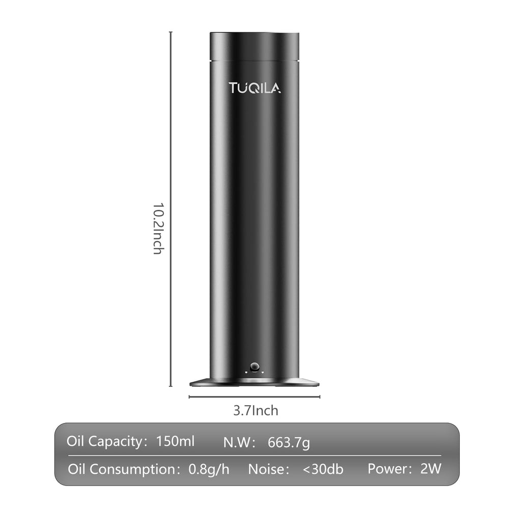 Tuqila diffuser with remote control for easy scheduling