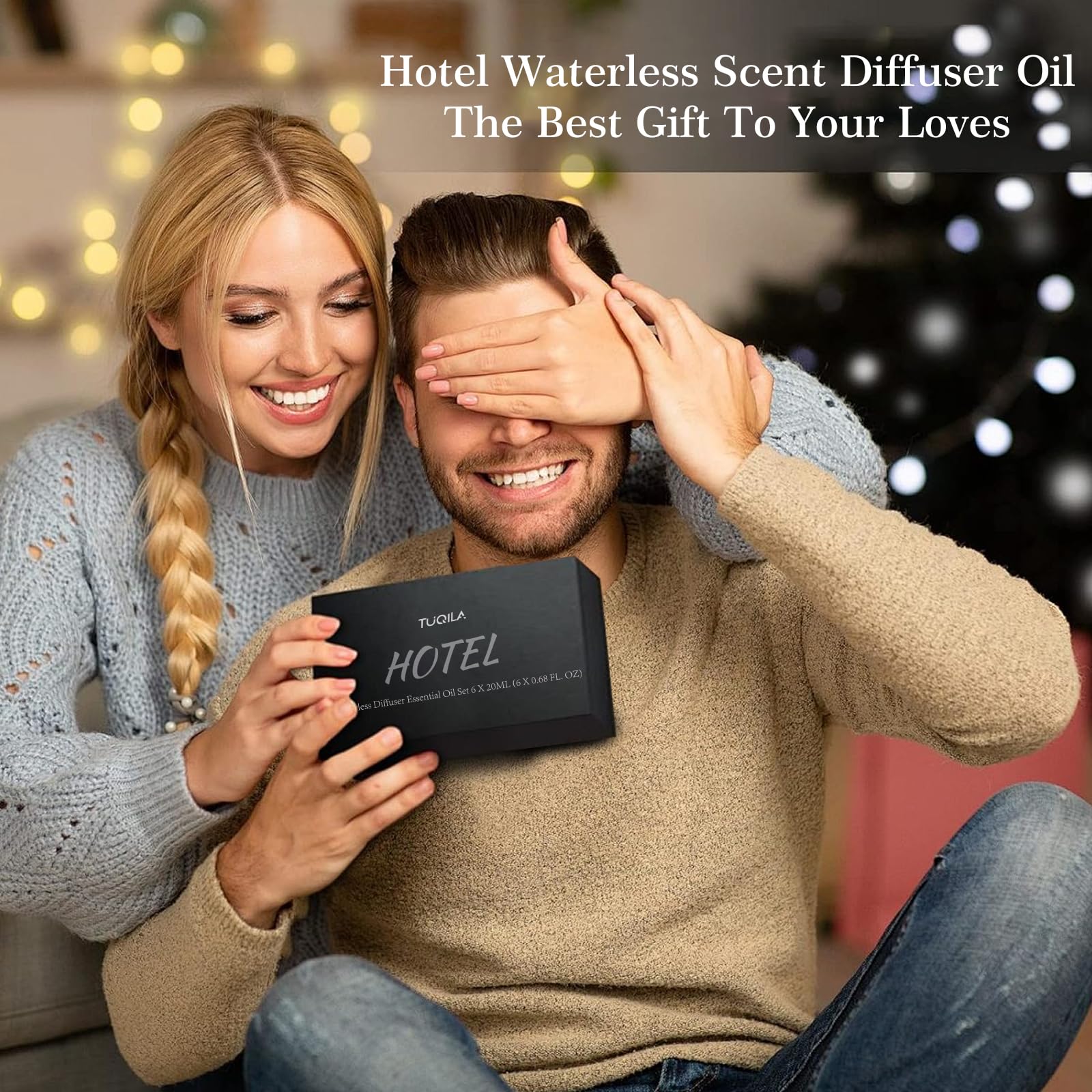 Tuqila Scent test strips included for easy scent selection