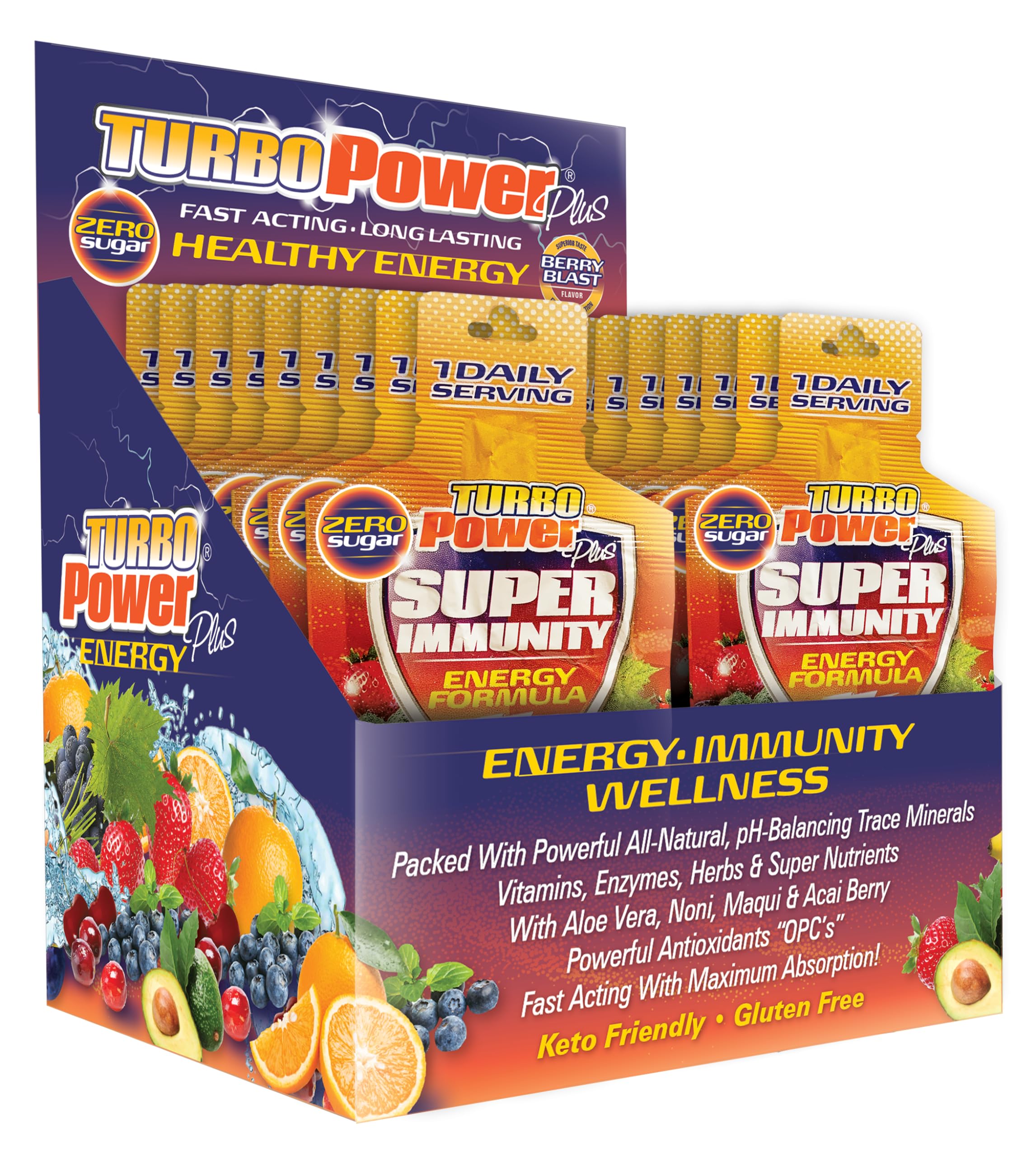 Turbo Power Plus immune bottle pour showing hydration on the go