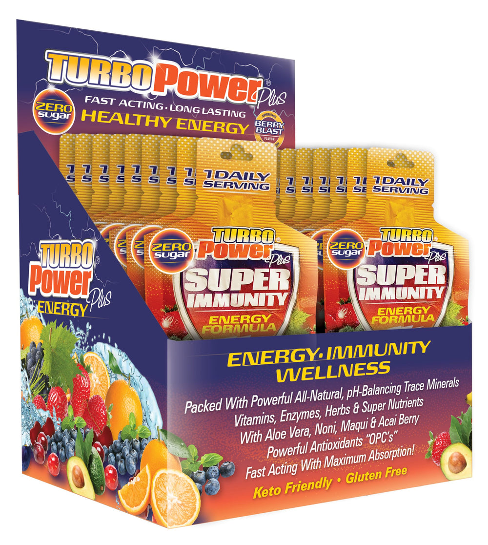Turbo Power Plus immune bottle pour showing hydration on the go