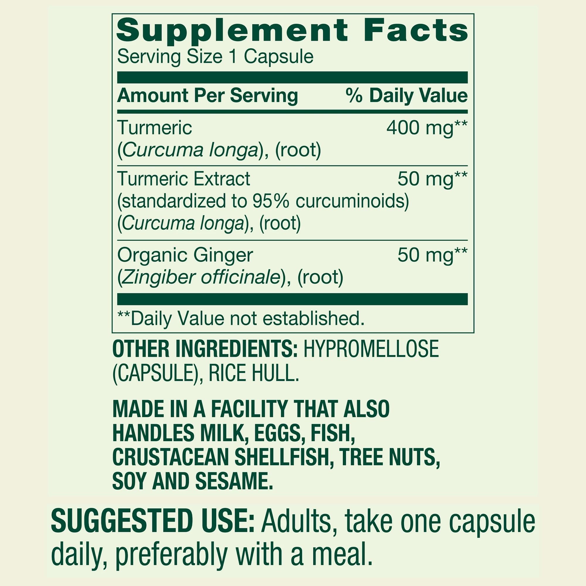 Serving suggestion with a meal emphasizes gentle absorption