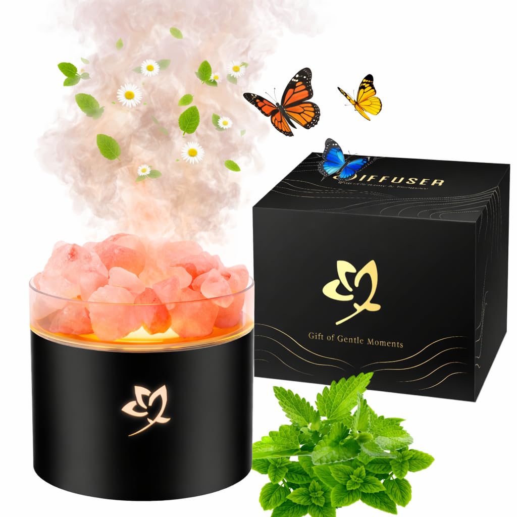 TWEJMZU essential oil diffuser with 7-colors LED for calming ambiance