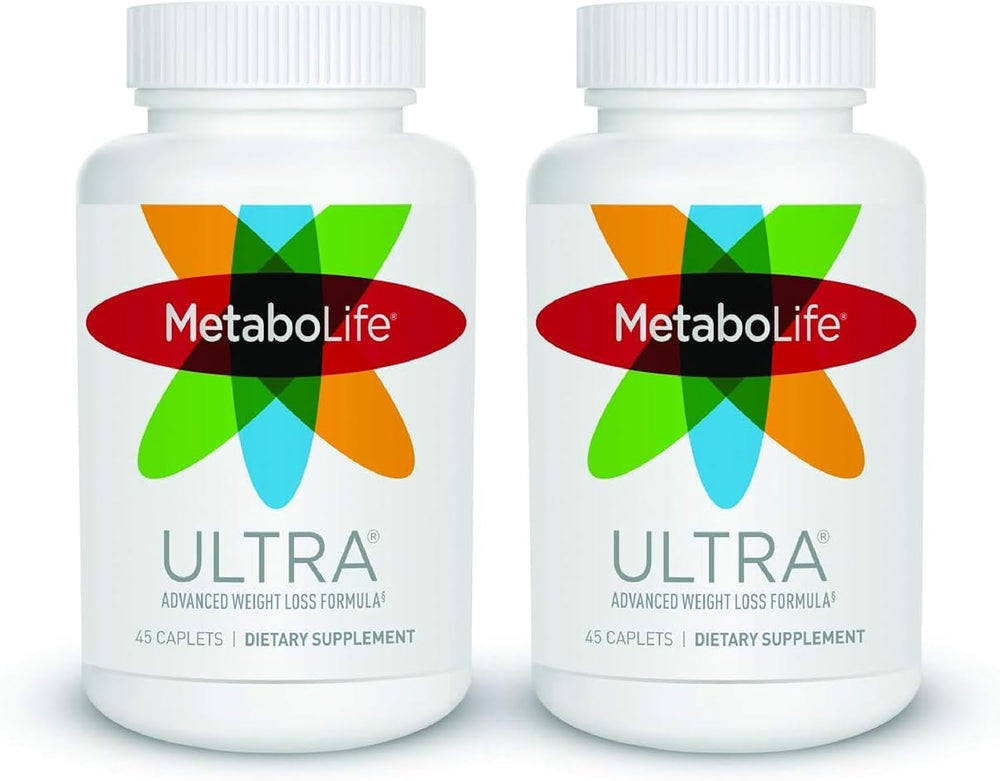 Twinlab MetaboLife Ultra bottle two-pack shown on a kitchen counter signaling weight management