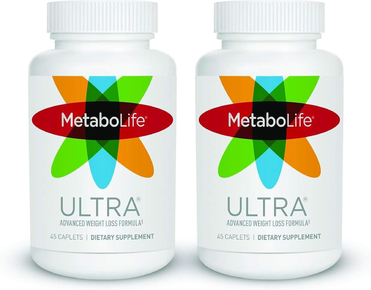 Twinlab MetaboLife Ultra bottle two-pack shown on a kitchen counter signaling weight management