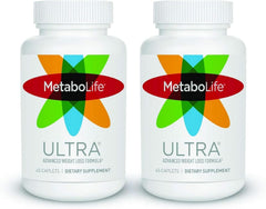 Twinlab MetaboLife Ultra bottle two-pack shown on a kitchen counter signaling weight management