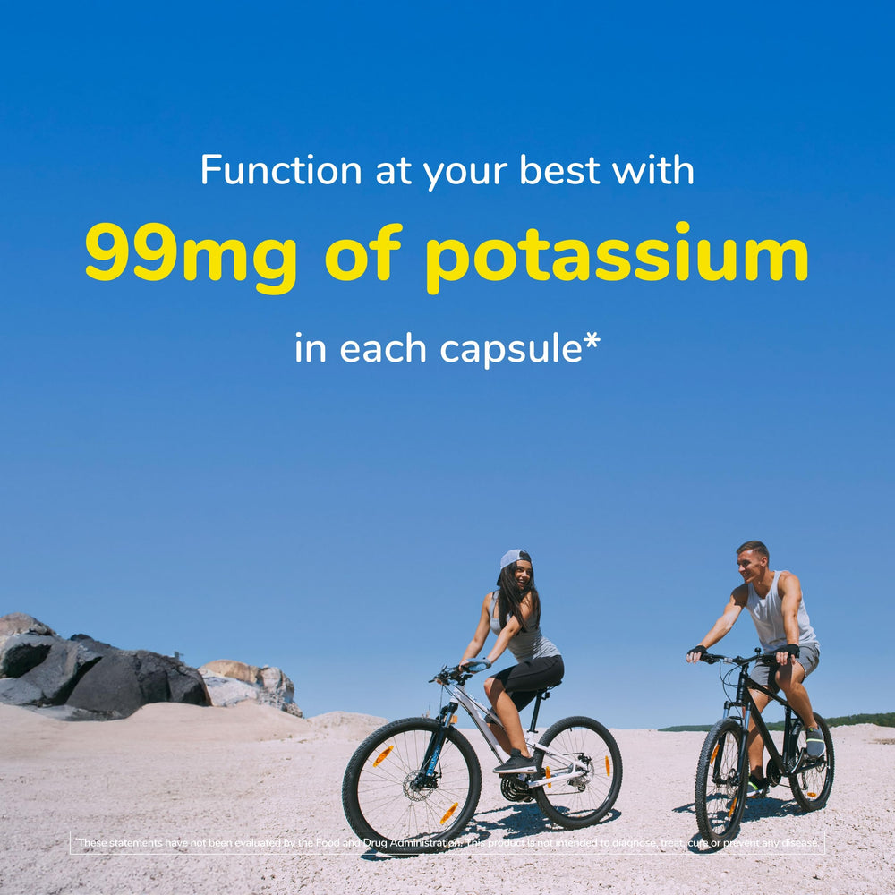 Twinlab Potassium Caps label detail, clear potassium citrate form for consistent intake.