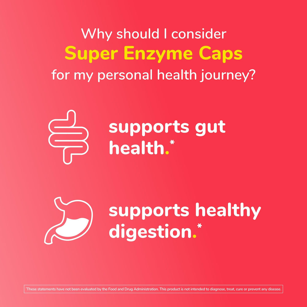 Twinlab Super Enzyme ingredients card detailing enzyme blend