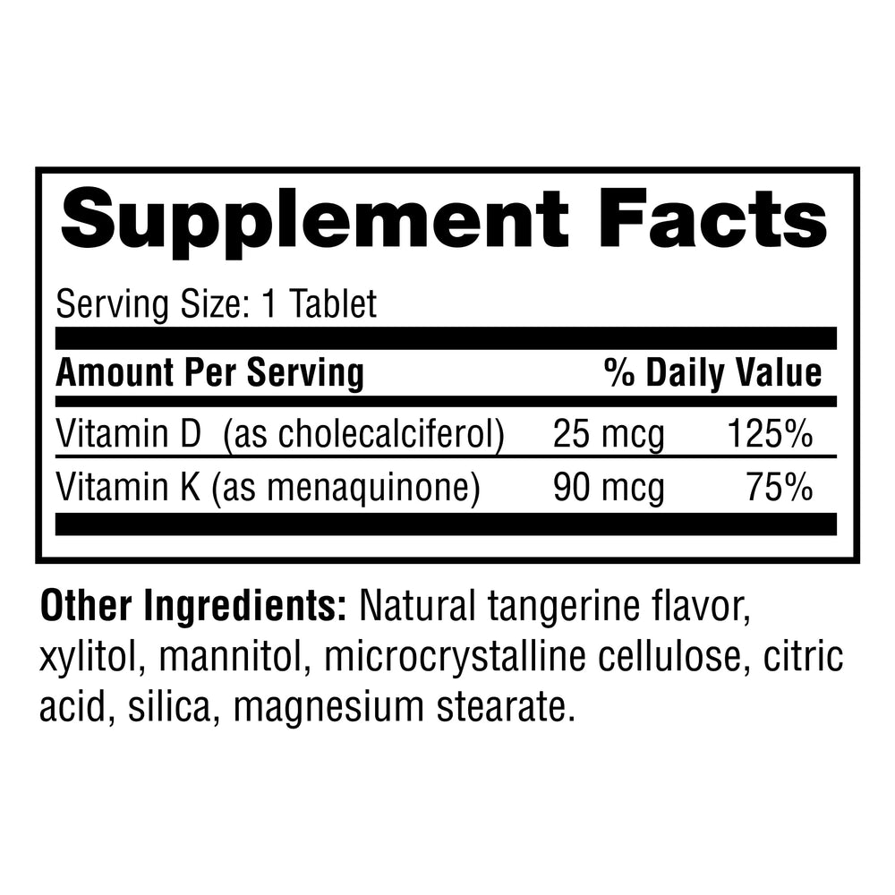 Twinlab D3 K2 Dots tablets shown for easy daily dosage and heart health
