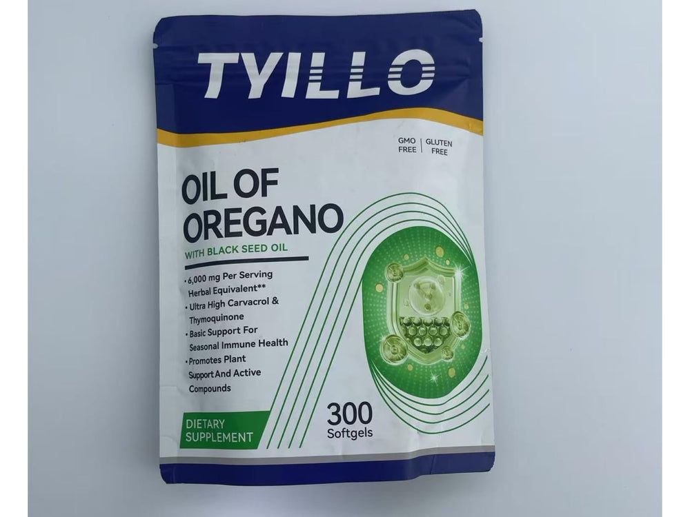 Tyillo 300 softgels pack shot highlighting value and convenience.