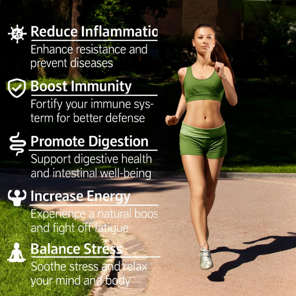 Tyillo antioxidant-rich formula closeup emphasizing vibrant capsules and bottle.