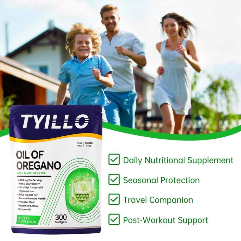 Tyillo USA-made GMP facility text on packaging conveys safety and quality.