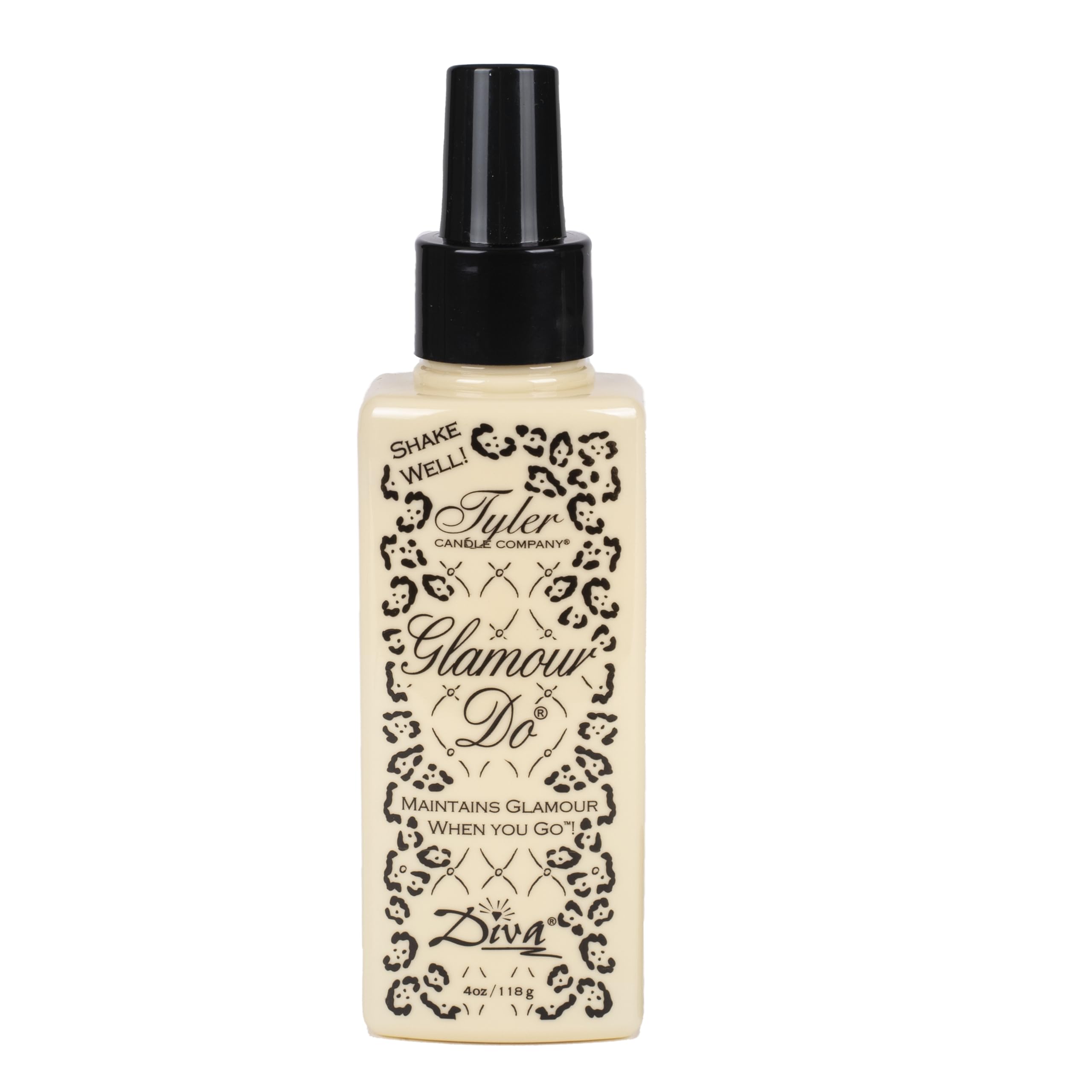TYLER Candle Company Diva Glamour Do bottle ready for a bathroom refresh