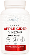 Type Zero Apple Cider Vinegar Capsules bottle for convenient daily intake