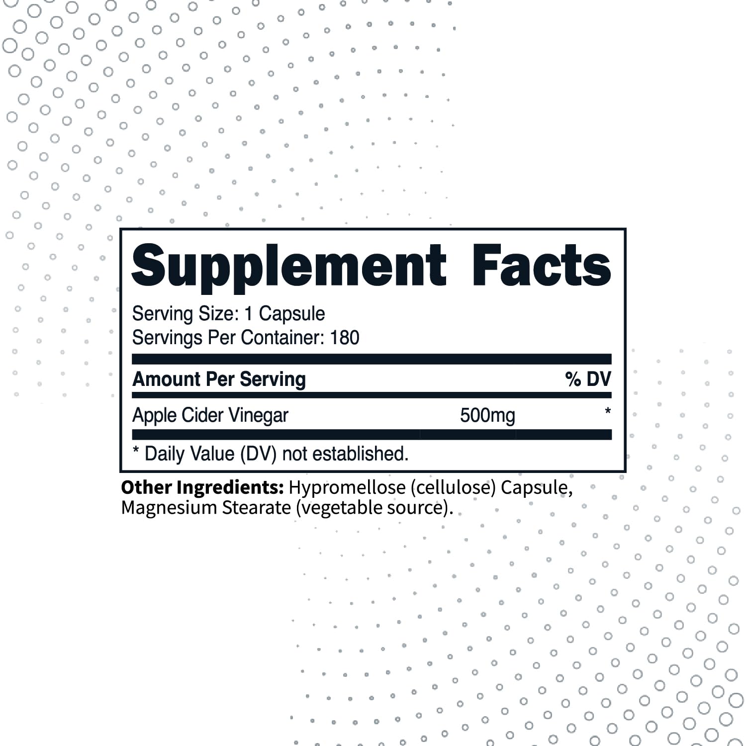 Type Zero capsules closeup highlights 500mg serving and easy swallow