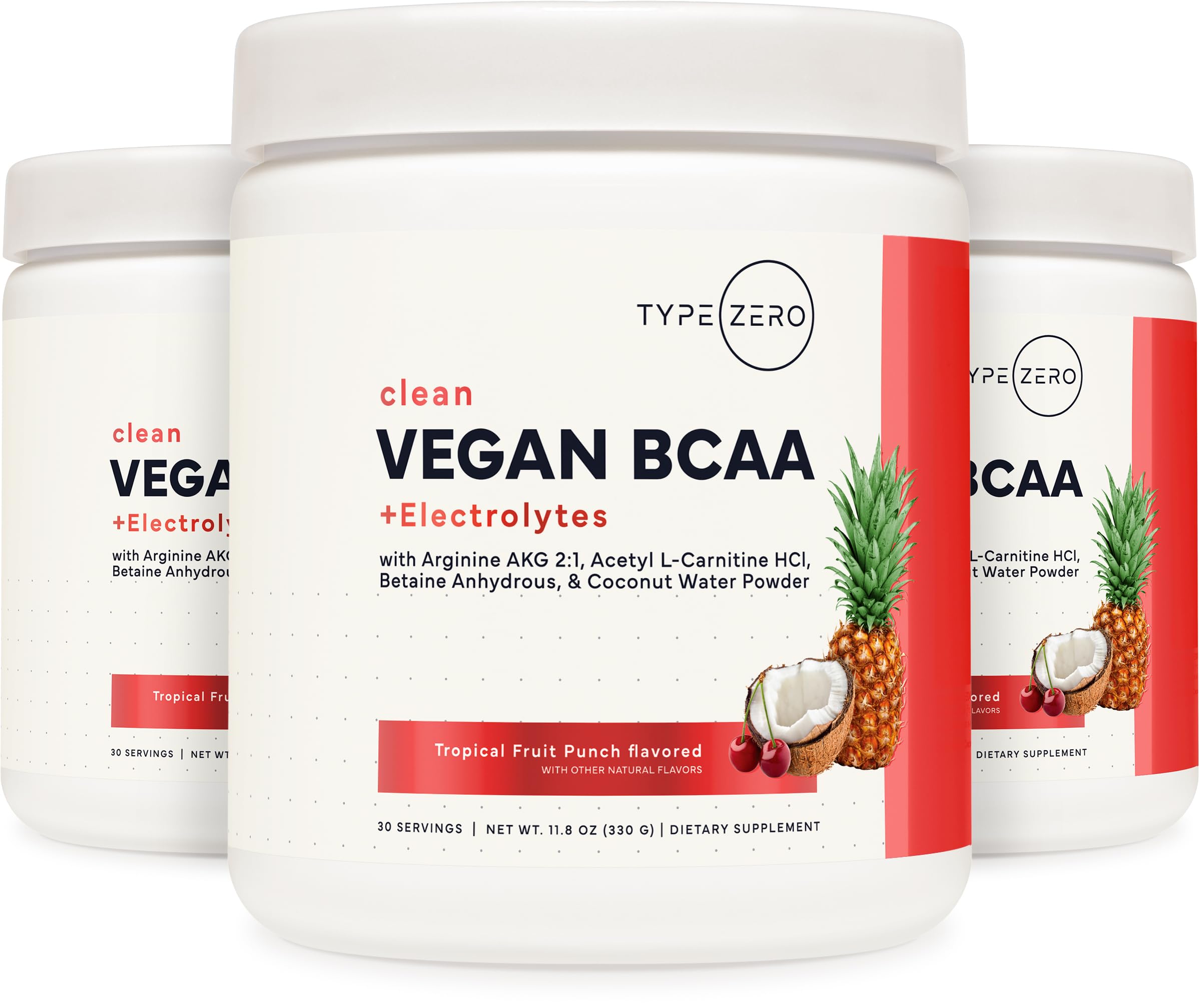 Nutrition panel for Type Zero BCAA ingredients and macros