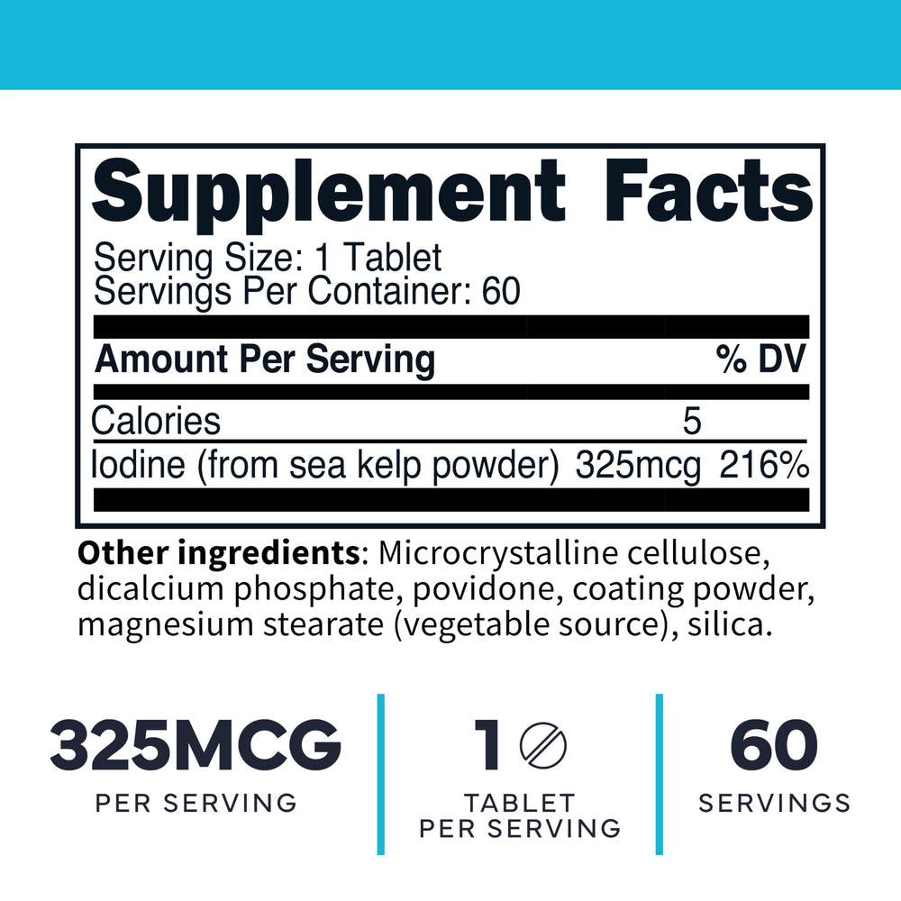 Type Zero bottle label highlights sea kelp origin and non-GMO quality.