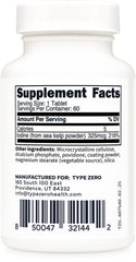 Type Zero packaging emphasizes gluten-free formulation and rigorous testing.