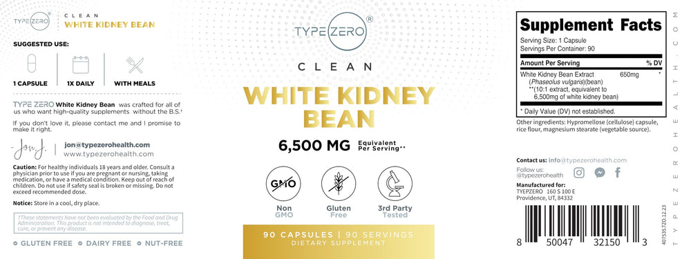 Lifestyle shot of Type Zero bottle on a kitchen counter for simple integration