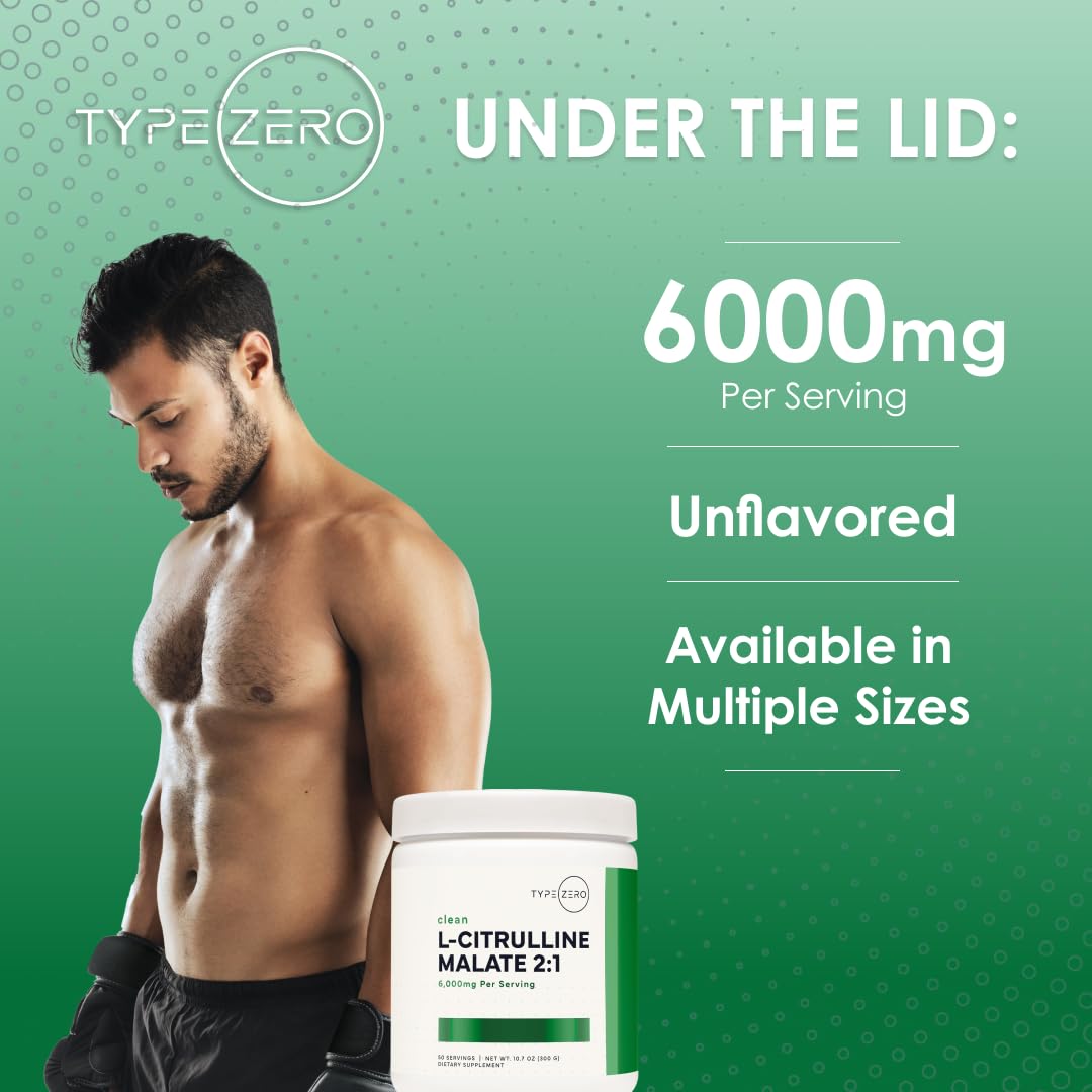 Type Zero packaging front shows 50 servings per container.