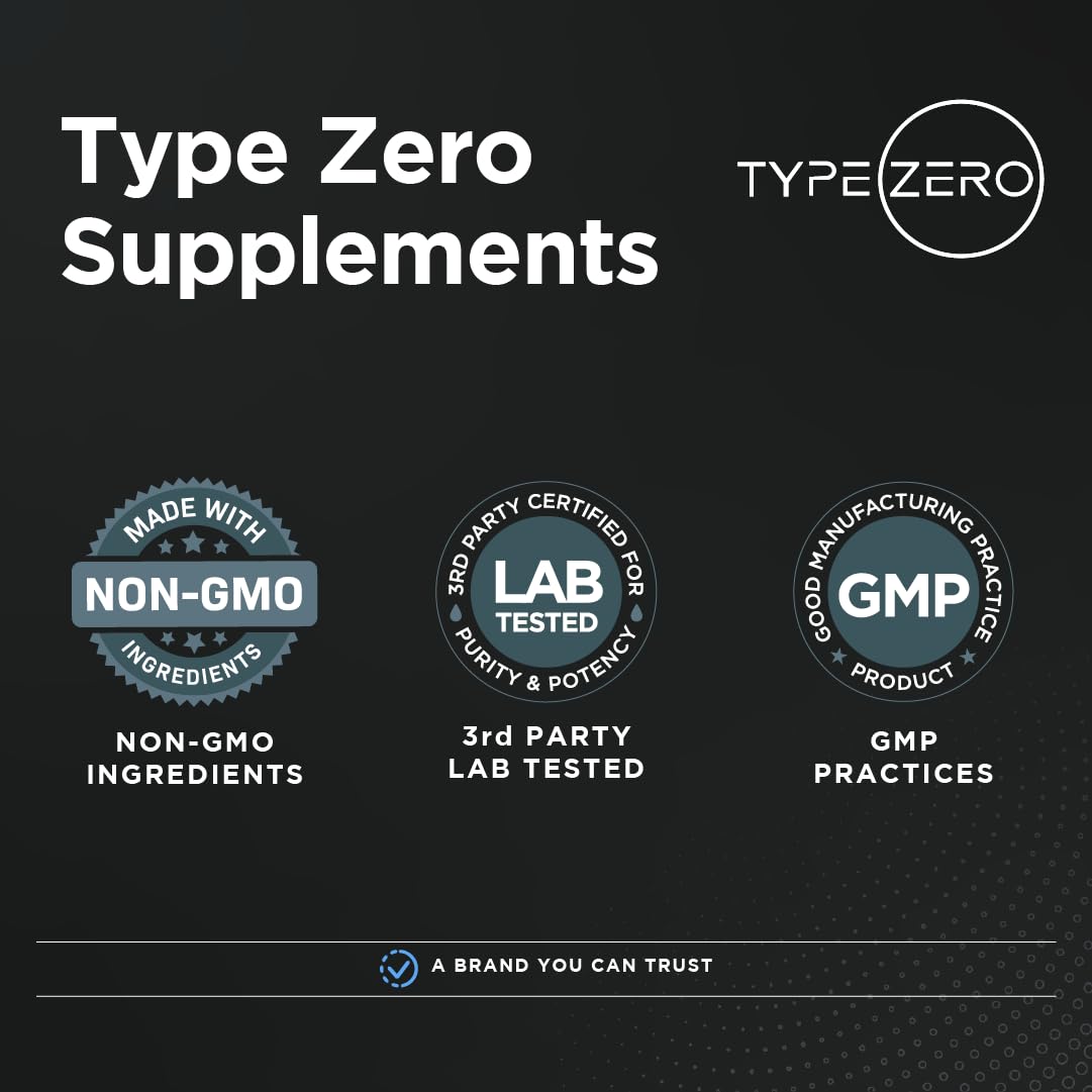 Non-GMO icon with Type Zero cinnamon bottle