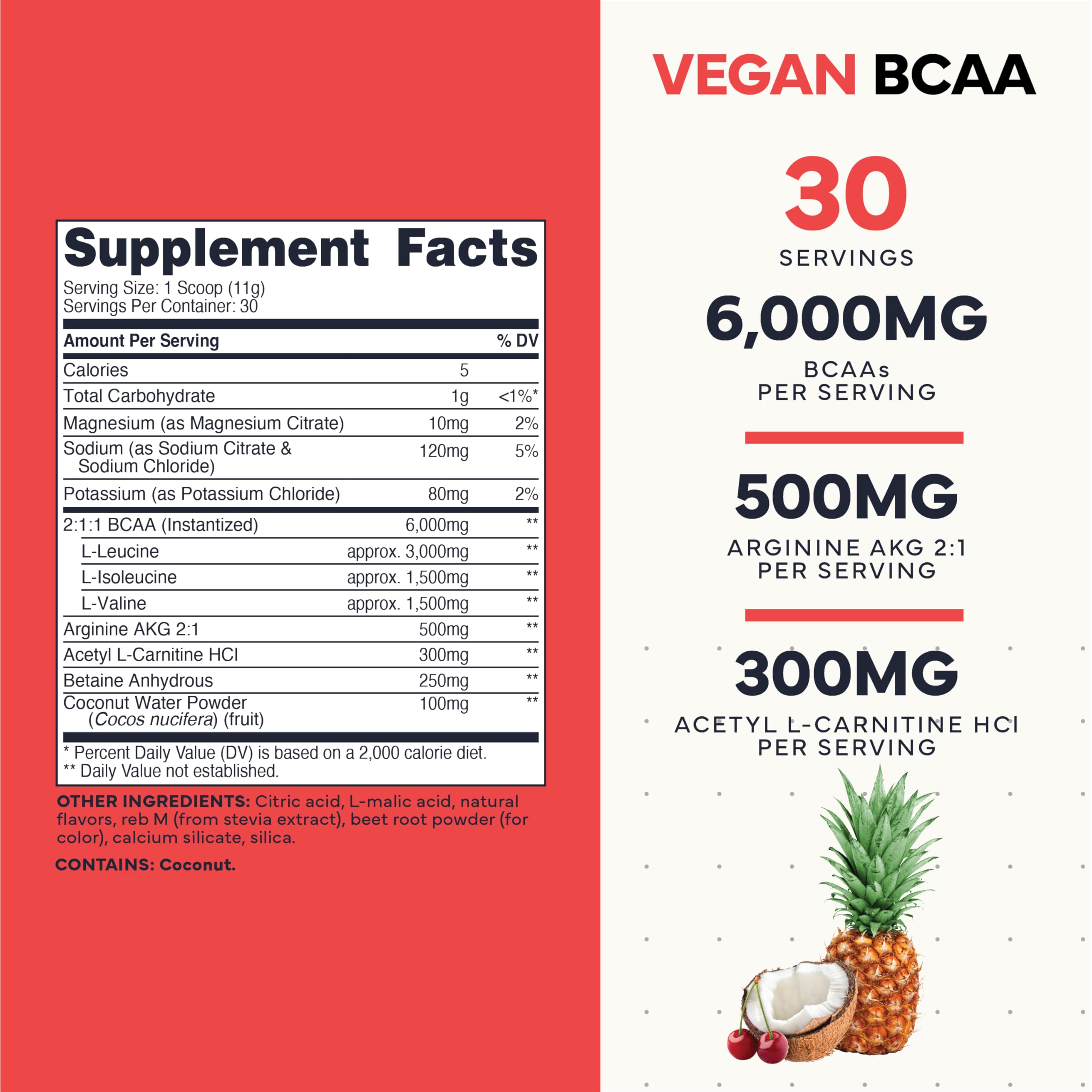 Closeup of Type Zero BCAA scoop with 6g serving measurement