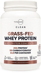 Type Zero whey protein tub milk chocolate offers a gluten-free post-workout option.
