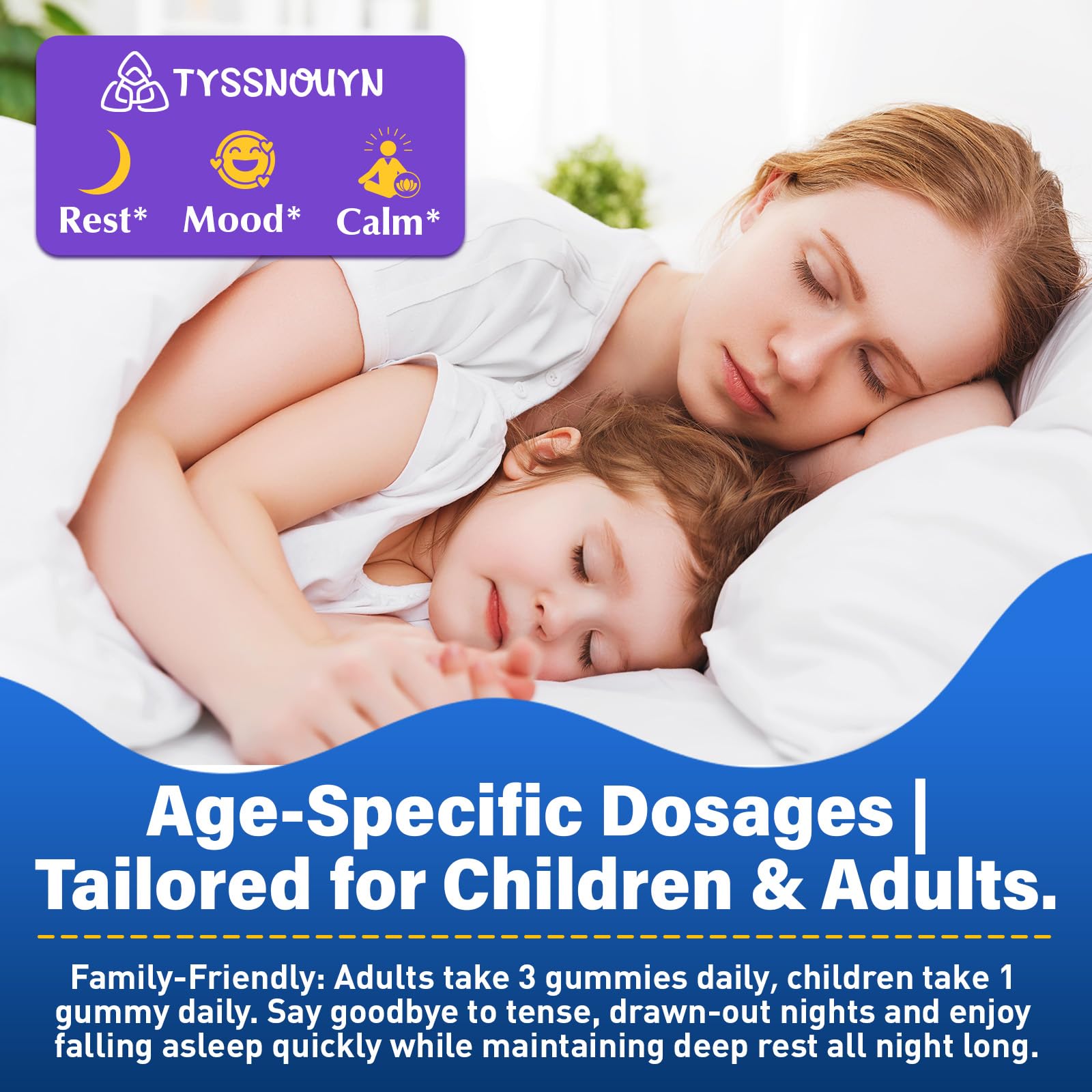 Tyssnouyn family-pack packaging conveys value for adults and kids.